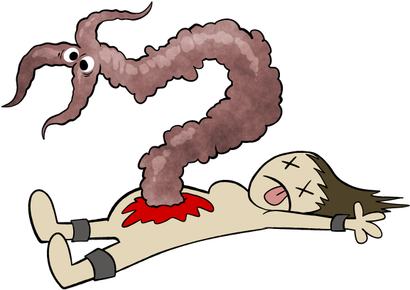 The Mutant Guts - Waxworm (600x434)