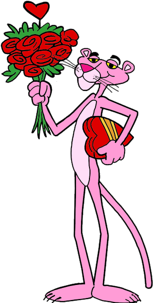 Pantera Cor De Rosa E Betty Boop - Pink Panther Tank Top (328x604)