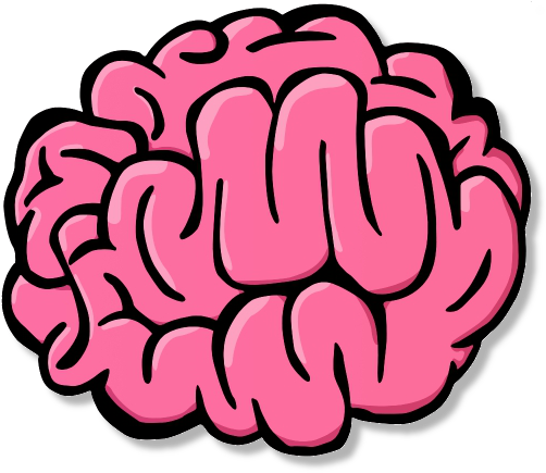 El Cerebro De Dibujos Animados De Dibujo De Imágenes - Brain Cartoon (512x512)