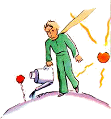 Mi Flor - Stamp Saint Exupery (358x400)