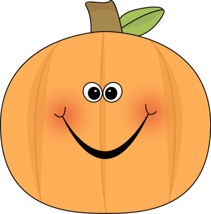 Cute Pumpkin Clip Art (728x738)