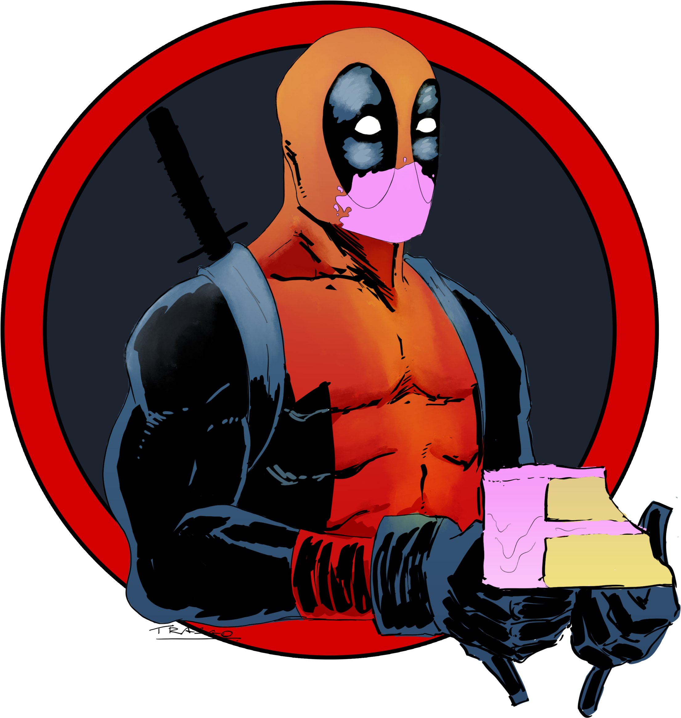 Deadpool Birthday Card By Oshikuma Deadpool Birthday - Deadpool Birthday Png (2560x4089)