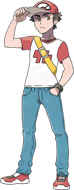 Pokémon Sun And Moon Pokémon Red And Blue Pokémon Gold - Red Pokemon Png (351x659)