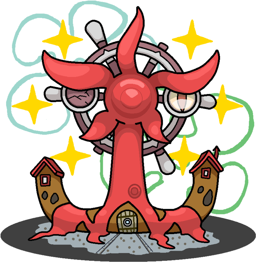 Shiny Dhelmise Mr - Spongebob Png Mr Krabs (894x894)