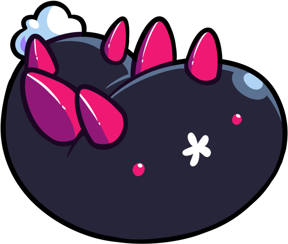 Pokémon Sun And Moon Pink Purple Magenta - Pyukumuku Pokemon (1280x1280)