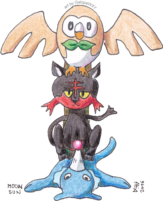 Pokemon Sun And Moon Totem By Galopawxy - Pokemon Sun Totem Pokemon (571x709)