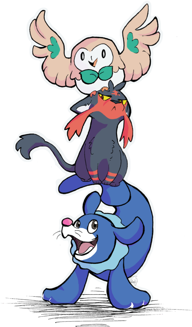 Pokemon Sun And Moon By Wolf-wishes - Pokemon Sun And Moon Wolf Pokemon (713x1121)