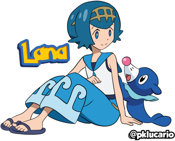 Lana - Pokemon Sun And Moon Lana Anime (600x471)