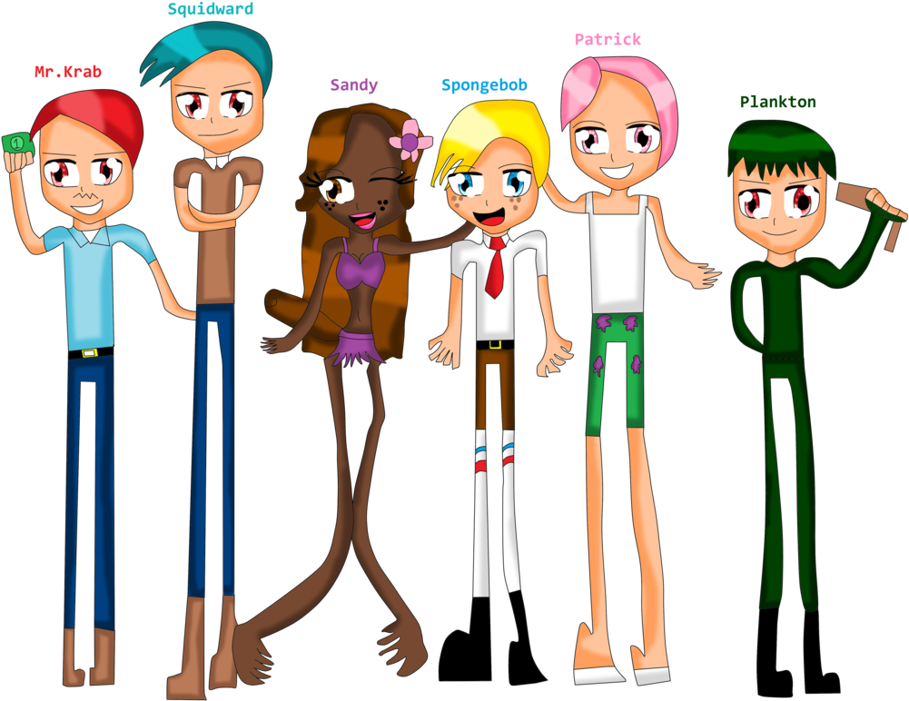 Spongebob Spuarepant Chacater In Human Version By Nitenitepillow - Spongebob As A Human (1024x778)