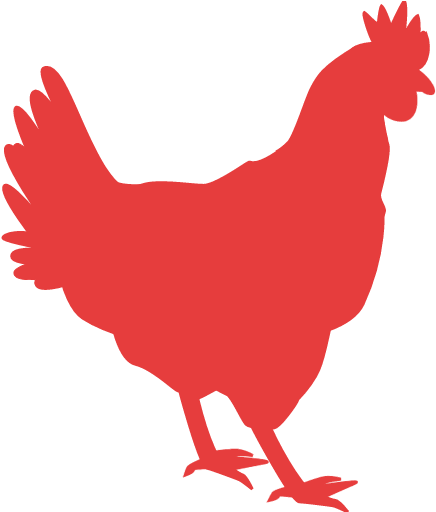 Chicken Silhouettes (442x511)