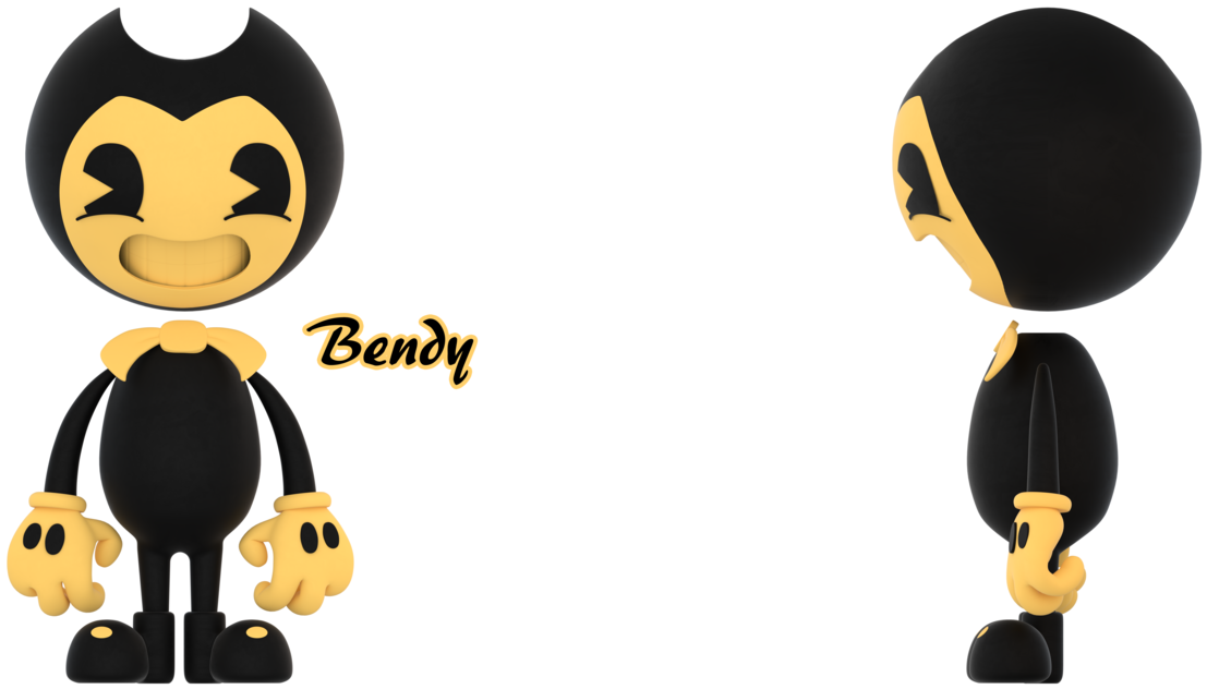 -bendyv3 Model By Cutietree - Bendy And The Ink Machine Bendy Cardboard Cutout (1264x632)