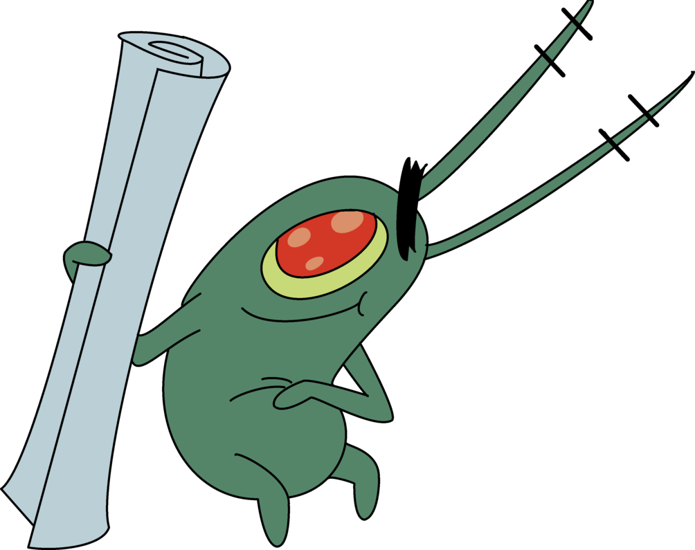 Plankton By Waluigisrevenge - Plankton And Karen (1024x811)