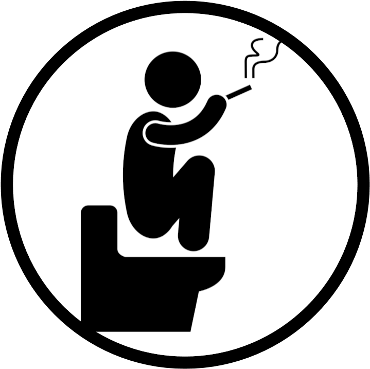 My Health Is In The Toilet - Pictogram Toilet (822x828)