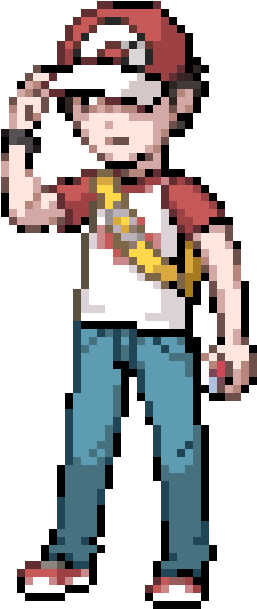 Red Sprite By Starman-jr - Red Sprite Pokemon Sun (270x622)