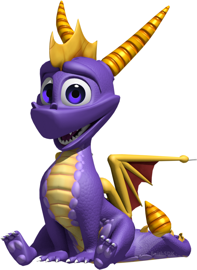 Hq Model Hybrid Spyro By Faithsdk - Spyro Hd Model (766x978)
