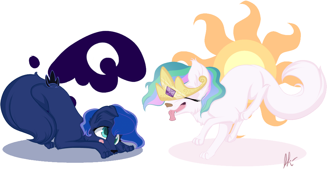 Princesses Moon Moon N' Sun Sun By Lolepopenon - Sun And Moon Princesses (1133x708)