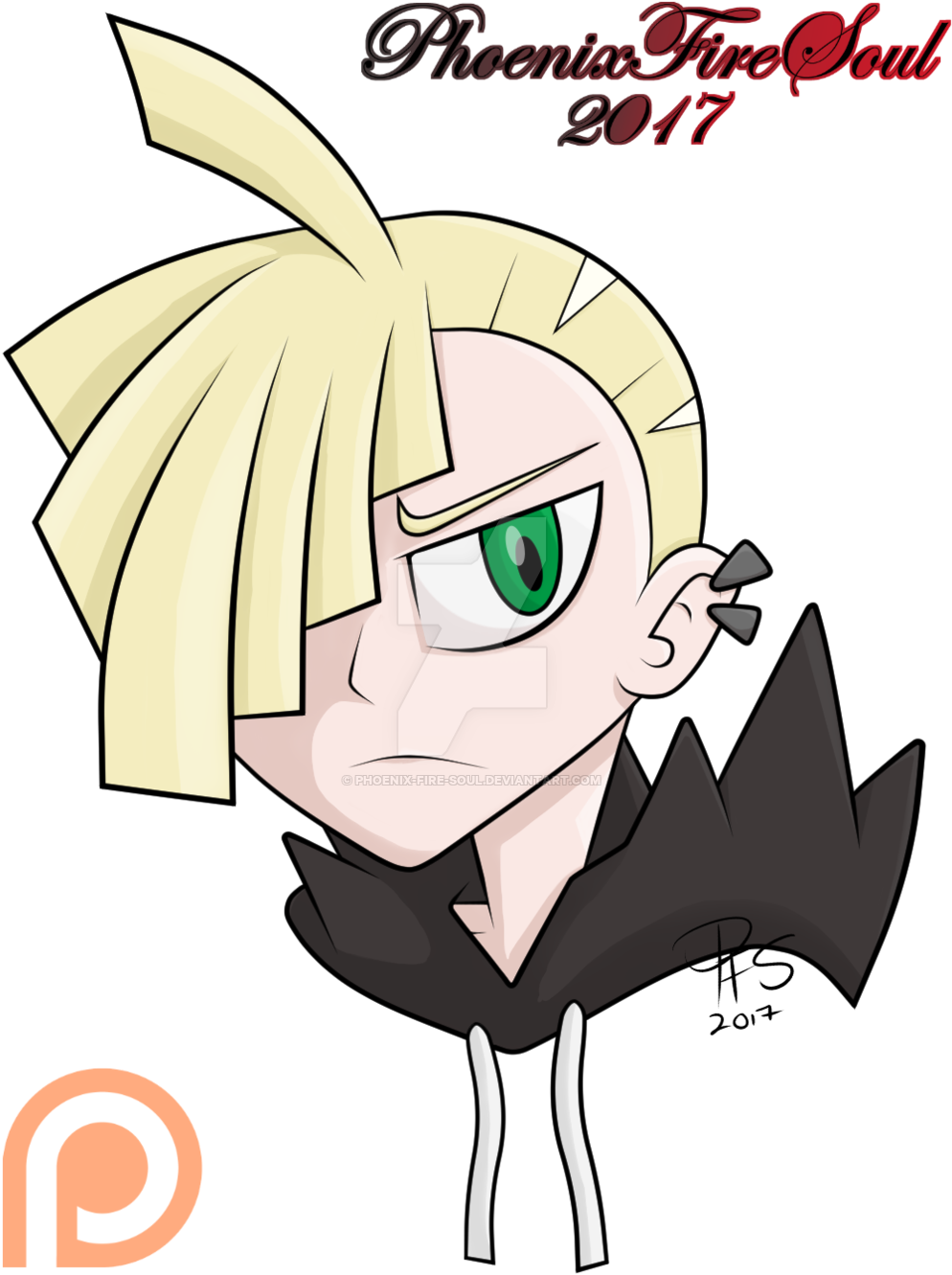 Gladion By Phoenix Fire Soul - Pokémon Sun And Moon (1024x1348)