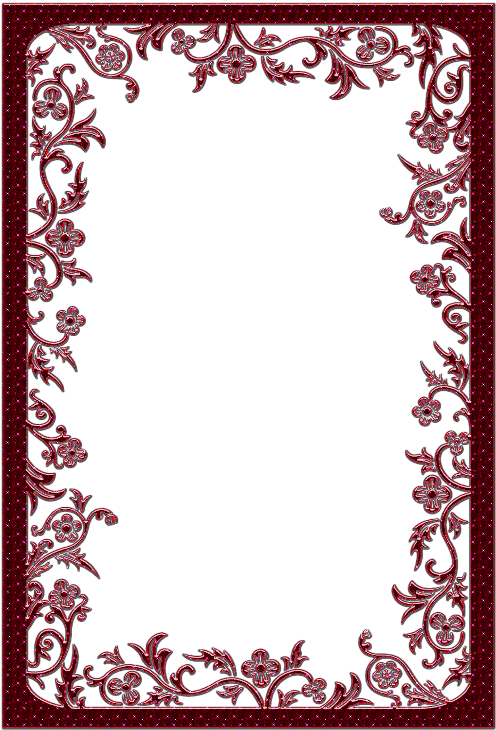 Large Red Transparent Frame Yopriceville High Quality - Spiritual Mothers Day Poems (1067x1600)