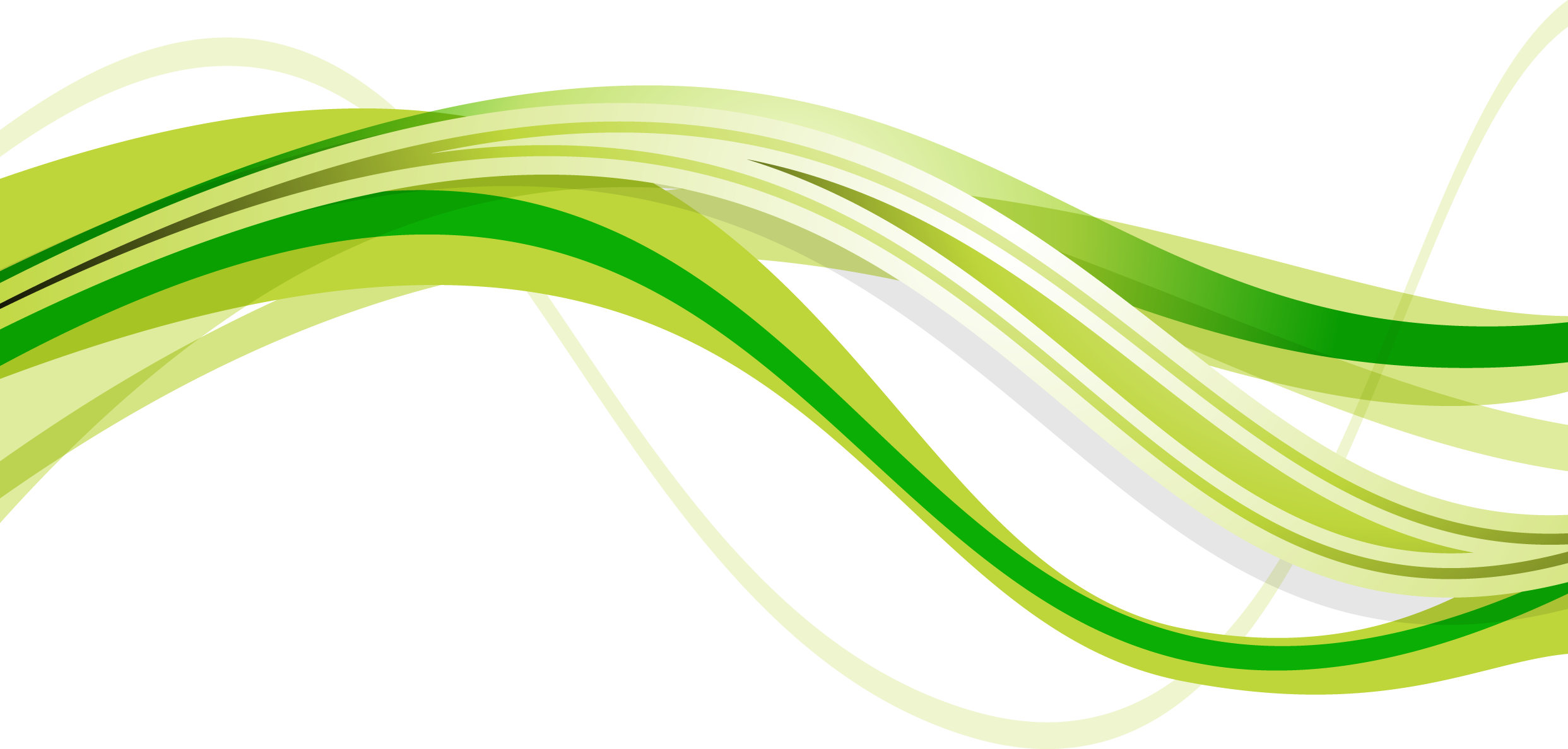 Wave Vector Png Thewealthbuilding - Lines Vector Png Green (2485x1188)