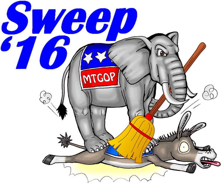 Gop Bbq & Fundraiser - Republican Elephant And Democratic Donkey (796x662)