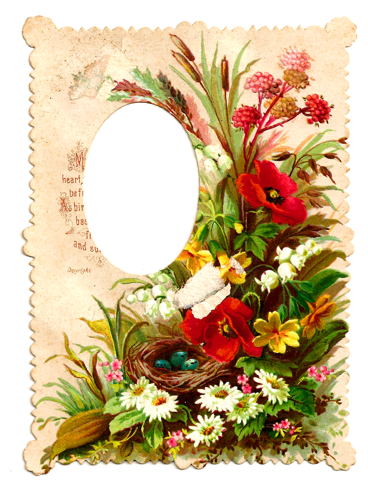 Digital Frame Downloads - Bouquet (1221x1600)