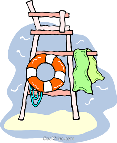 House Clipart Lifeguard - Lifeguard Tower Clip Art (395x480)