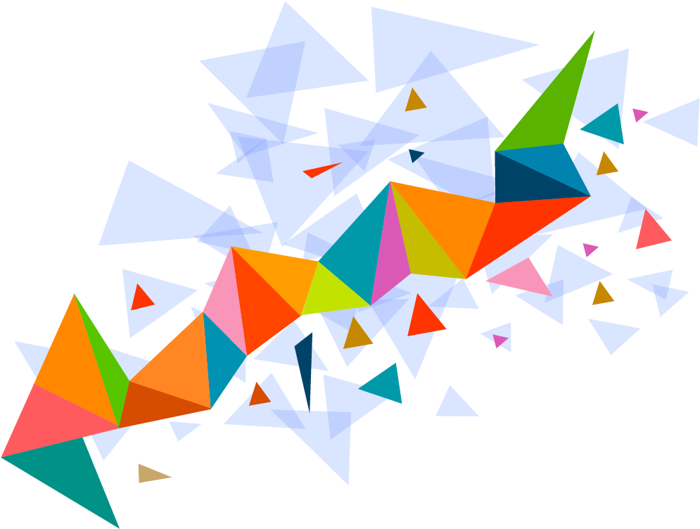 Vector Triangle Mosaic Pattern - Triangle Vector Pattern Png (1181x1181)