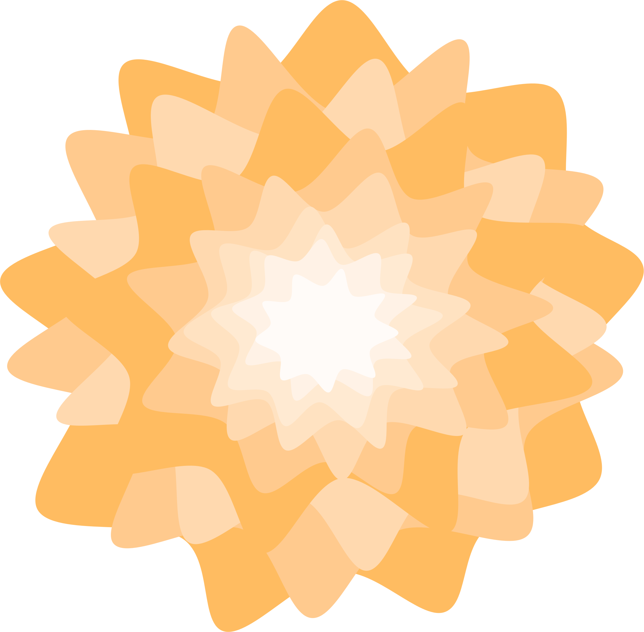 Orange Flower Clipart Big Flower - Clip Art (2259x2218)