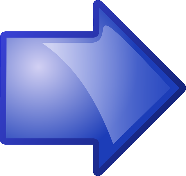 Computer, Icon, Left, Right, Blue, Arrow, Going - Blue Arrow Pointing Right (800x800)