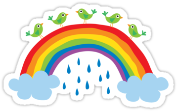 Cute Sticker Featuring A Cartoon Illustration Of Green - Cute Stickers For Kids (375x360)