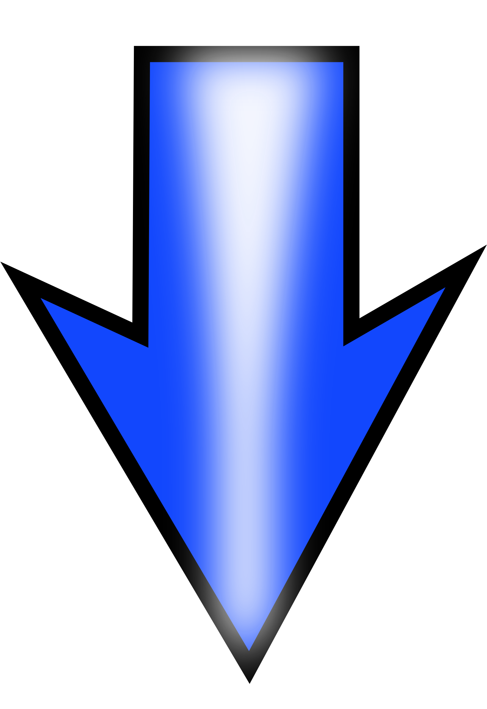 Big Image - Down Arrows Clip Art (1760x2400)