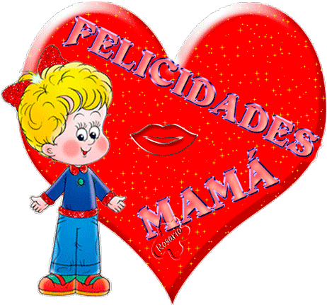 Gifs De Feliz Día De La Madre - Heart (475x450)