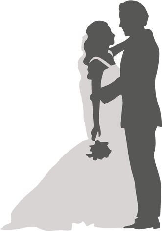Bride Groom Romancing Silhouette - Bride Groom Silhouette Png (512x512)