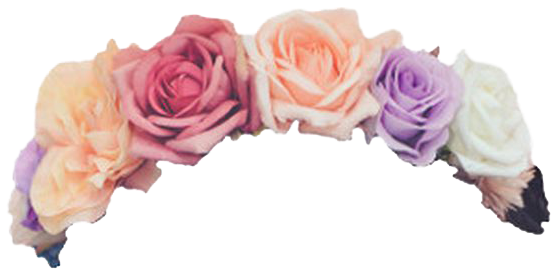 Transpa Flower Crown On We Heart It Dinocro Info - Flower Crown No Background (555x555)