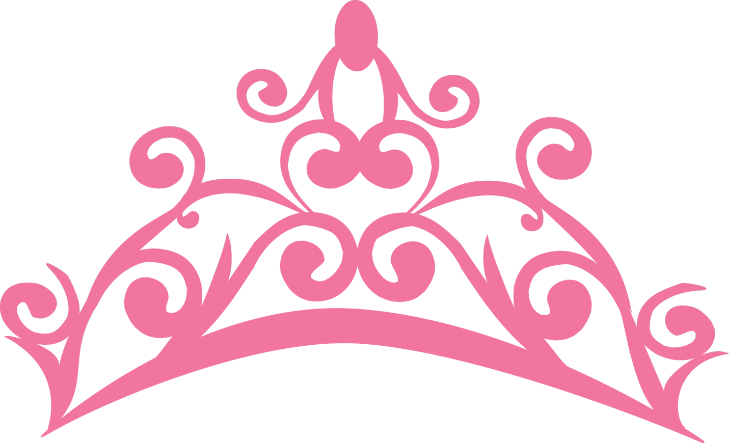 Pink Princess Crown Clipart - Princess Crown (1431x870)