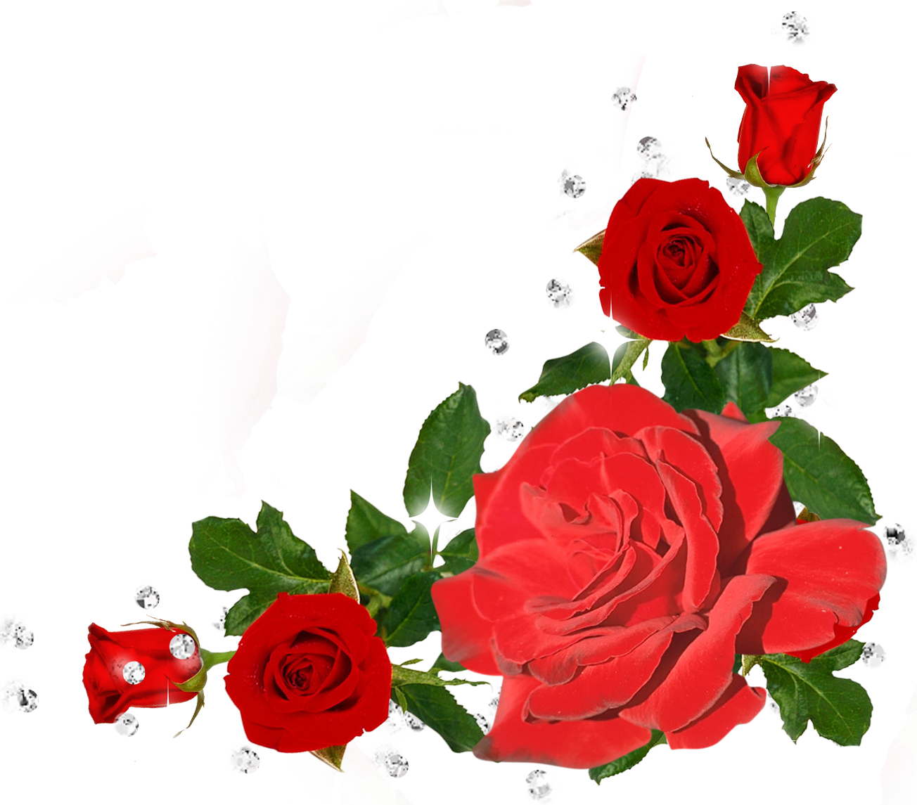 Фотографии В Альбоме «уголки Цветочные» Елены На Яндекс - Рамка Розы На Прозрачном Фоне (1304x1145)