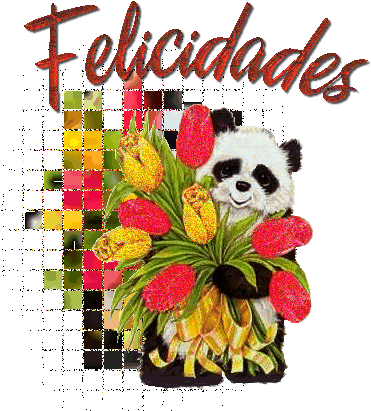 Felicidades Con Flores, Parte - Felicidades Imagenes Con Movimiento (385x416)