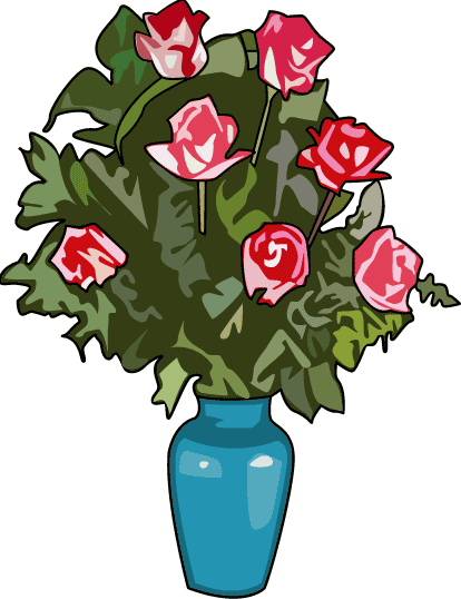 Fresh Cut Flowers Clip Art - Flower (414x538)