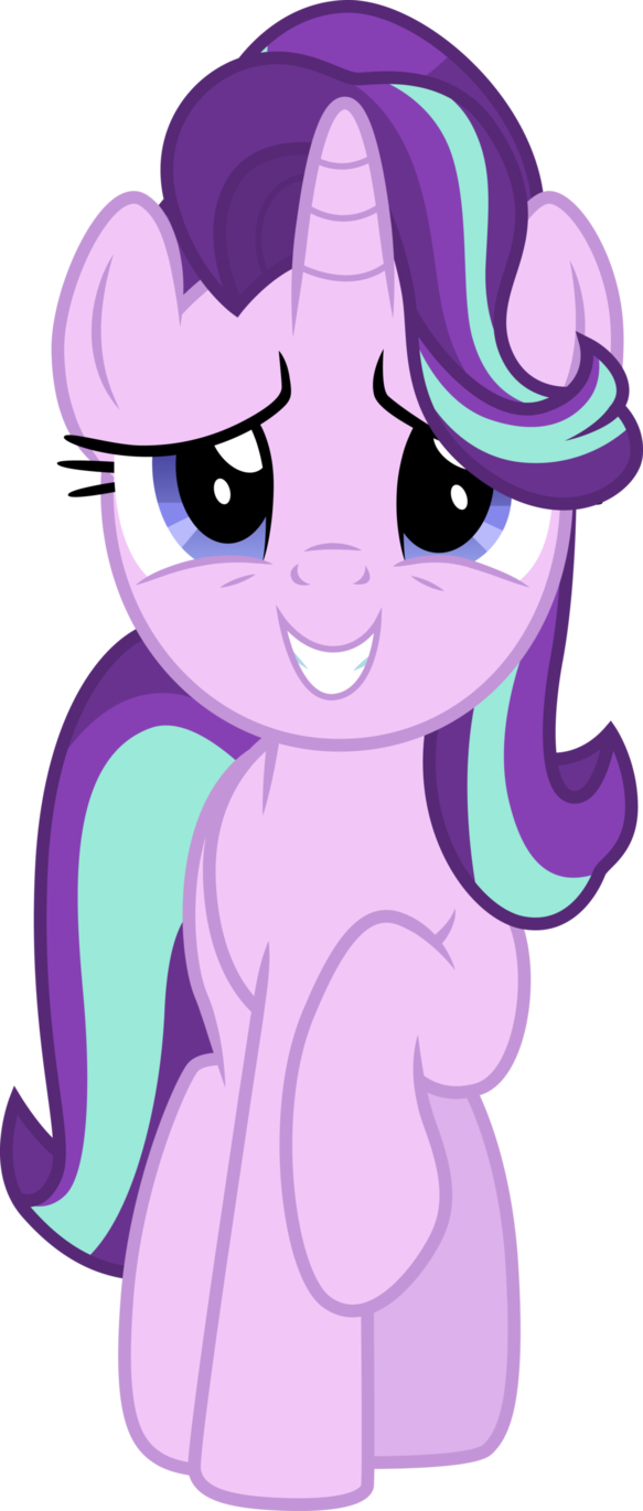 Nervous Starlight Glimmer By Cloudyglow - Nervous Starlight Glimmer 2017 Deviantart (583x1370)