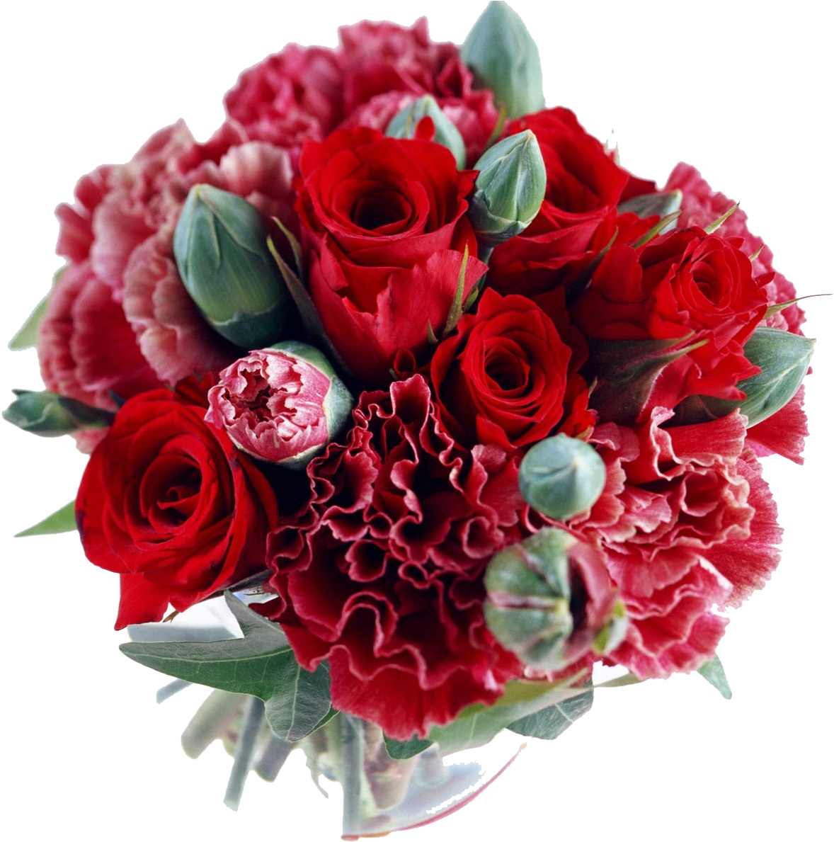 Wedding Flower Transparent Background - Happy Birthday Red Roses (1600x1200)