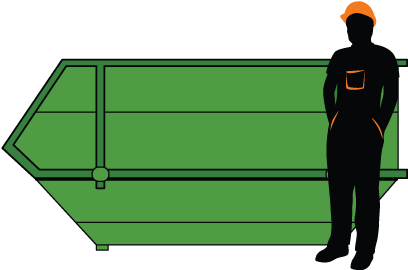 2000kg Green Waste Skip Bin Hire Medium - Green Waste (500x350)