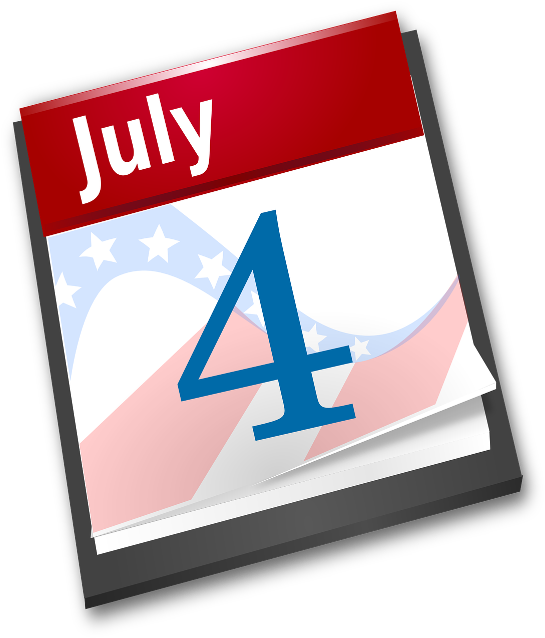 Library Will Be Closed July 4th - Independence Day Usa Png (1092x1280)