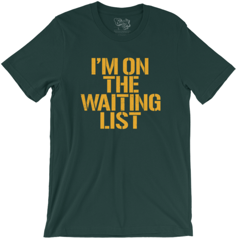 I'm On The Green Bay Packers Season Ticket Waiting - Golf T-shirt - Funny Golf T-shirt - Gift For Golfers (500x500)