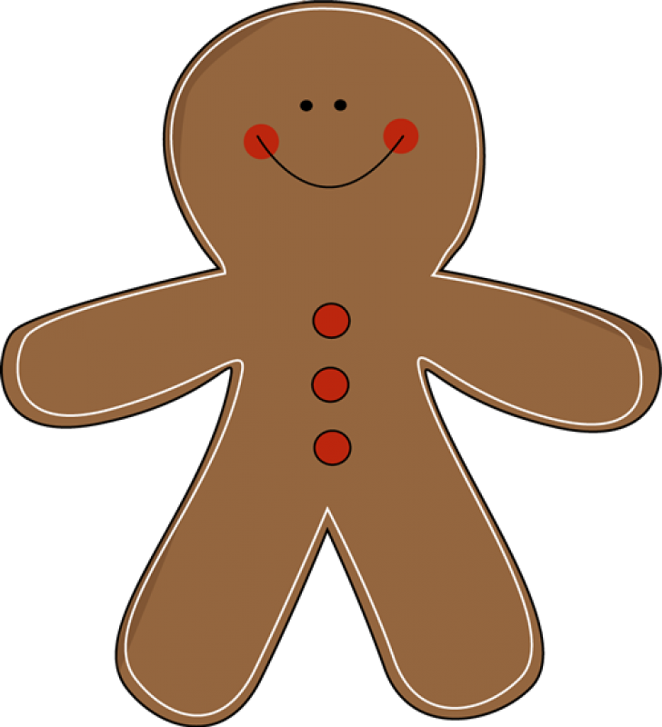 Free Gingerbread Man Clip Art - Gingerbread Man Clip Art (728x800)