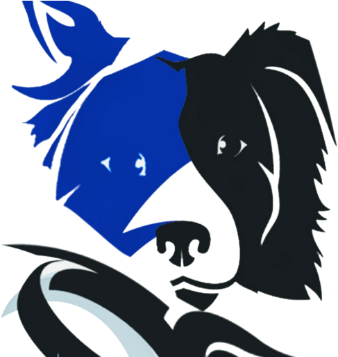 Border Collie Head Silhouette (512x512)