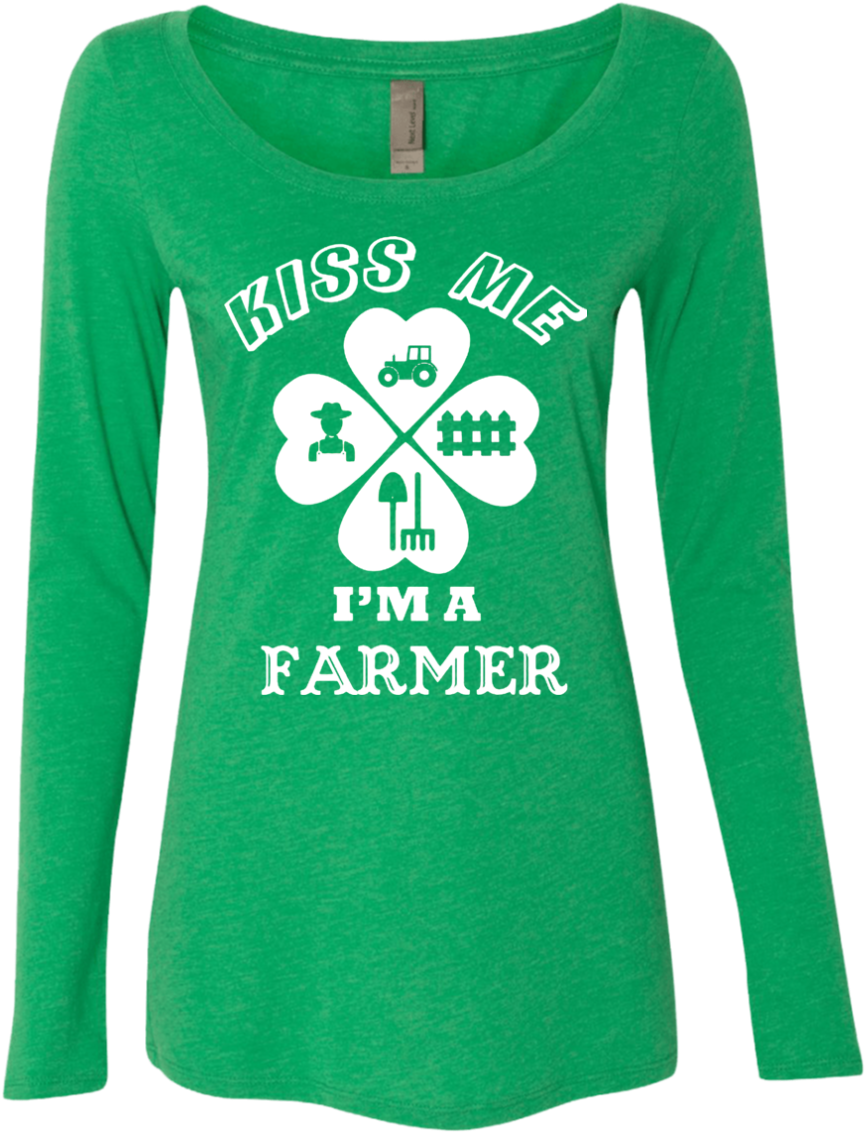 Saint Patrick Day Kiss Me I'm A Farmer T Shirt Hoodie - Best Gift - Carpenter Happy Saint Patrick Day Hoodie/t-shirt/mug (1155x1155)