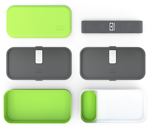 - Mb Original Green / White - Monbento Bento Box, Mb Original, Green/white (532x532)