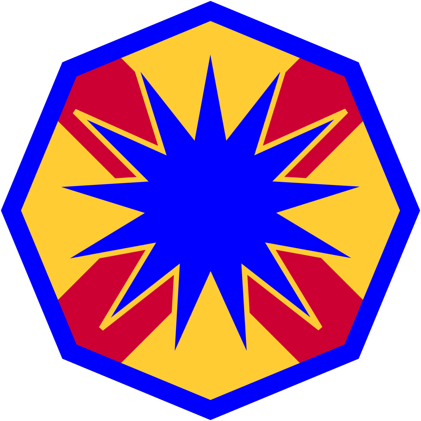 Ww2 Us Army 4th Sustainment Command Patch (2000x2000)