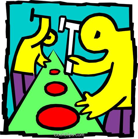 People Working Royalty Free Vector Clip Art Illustration - People Working Royalty Free Vector Clip Art Illustration (474x480)