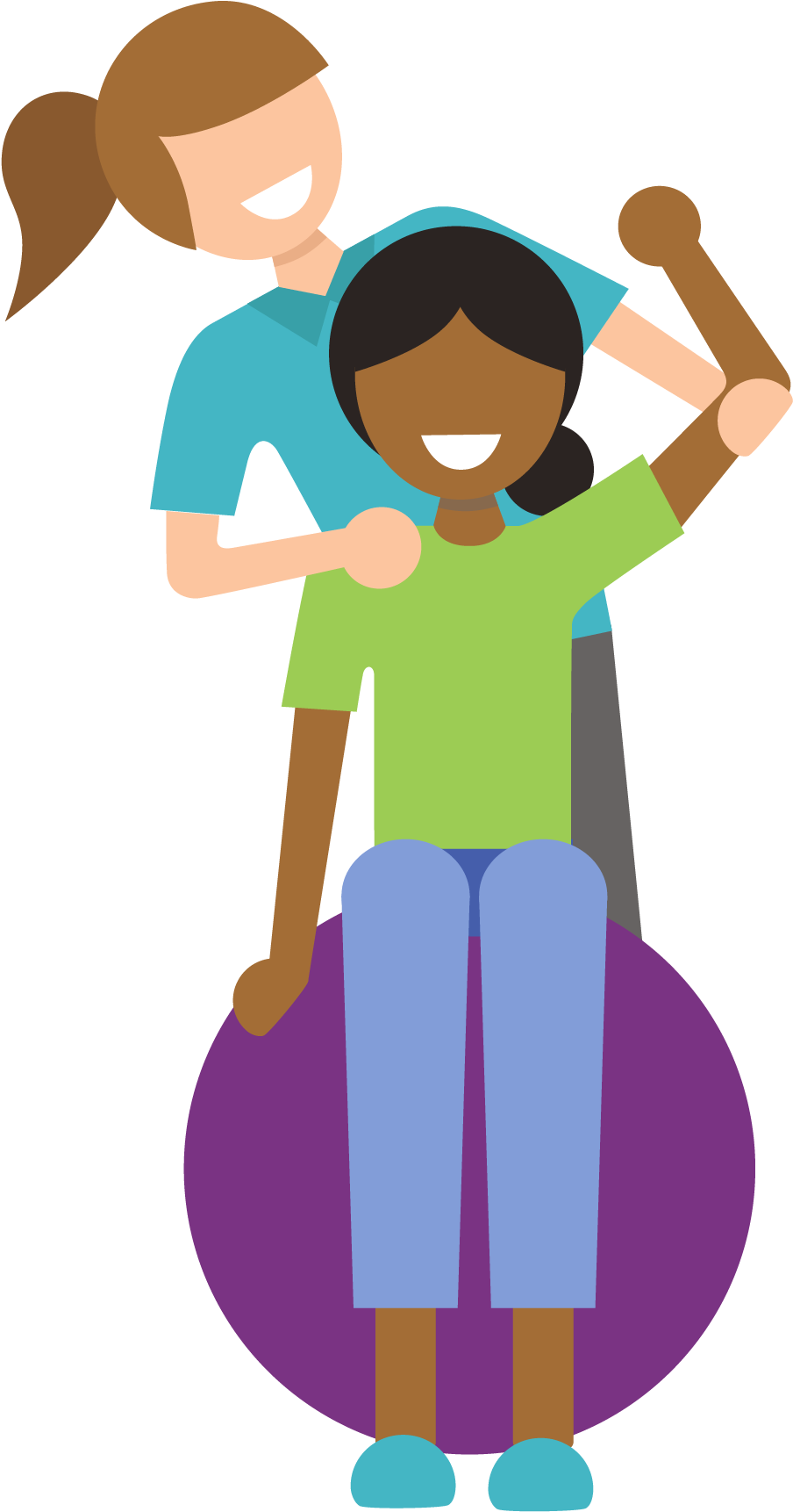 Illustration Of Two People - Illustration (1851x2251)